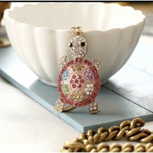 Articulated Turtle keychain / purse charm